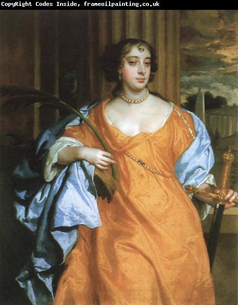 Sir Peter Lely barbara villiers,duchess of cheveland as st.catherine of alexandria